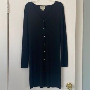 Black sweater dress